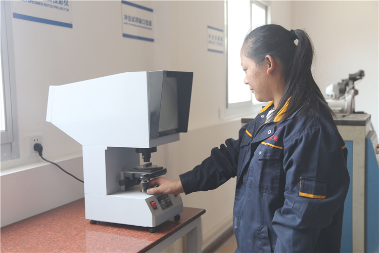 Impact sample notch projector