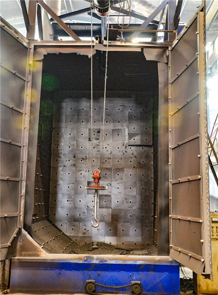 Pipe shot blasting machine